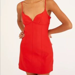 UO never worn red mini dress